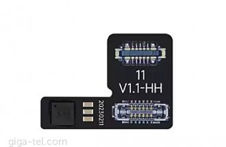 flex cable is intended for non-removal repair of Face ID on iPhone 11. To be used with V1SE/V1S Pro programmer and JC V1S Face ID Read / Write Board. 
more at https://www.youtube.com/watch?v=grdMdXMeJgU