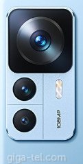 Xiaomi 12T camera frame+lens blue