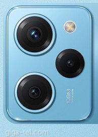 Xiaomi Poco X5 Pro 5G camera frame+lens blue