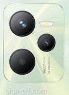 Realme C35 camera frame+lens green