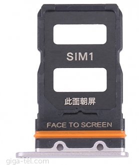 Xiaomi 12,12X SIM tray silver
