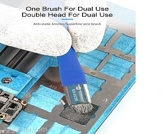 Double headed brush Anti-Static