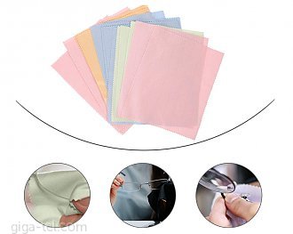 Mirror cloth for glasses SET 10pcs