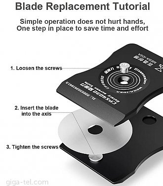 Mega-Idea rotary screen disassember / opener