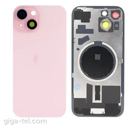iPhone 15 back cover with Magsafe pink