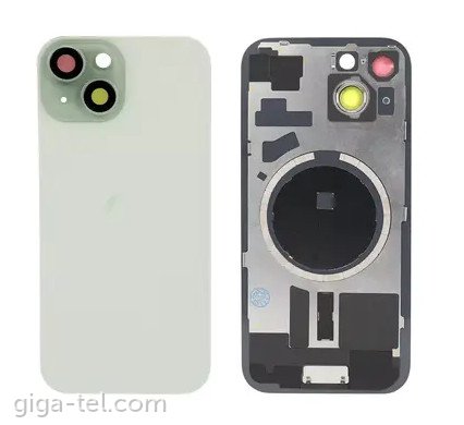 iPhone 15 back cover with Magsafe green