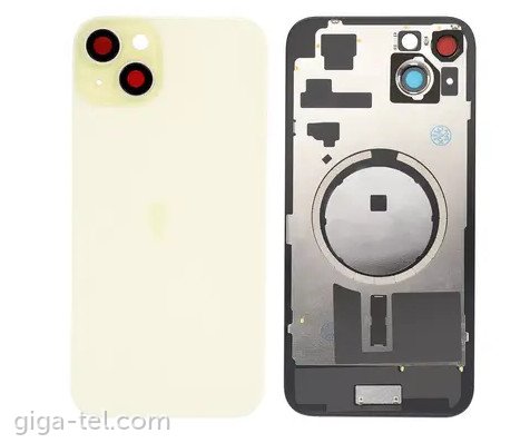 iPhone 15 Plus back cover with Magsafe yellow