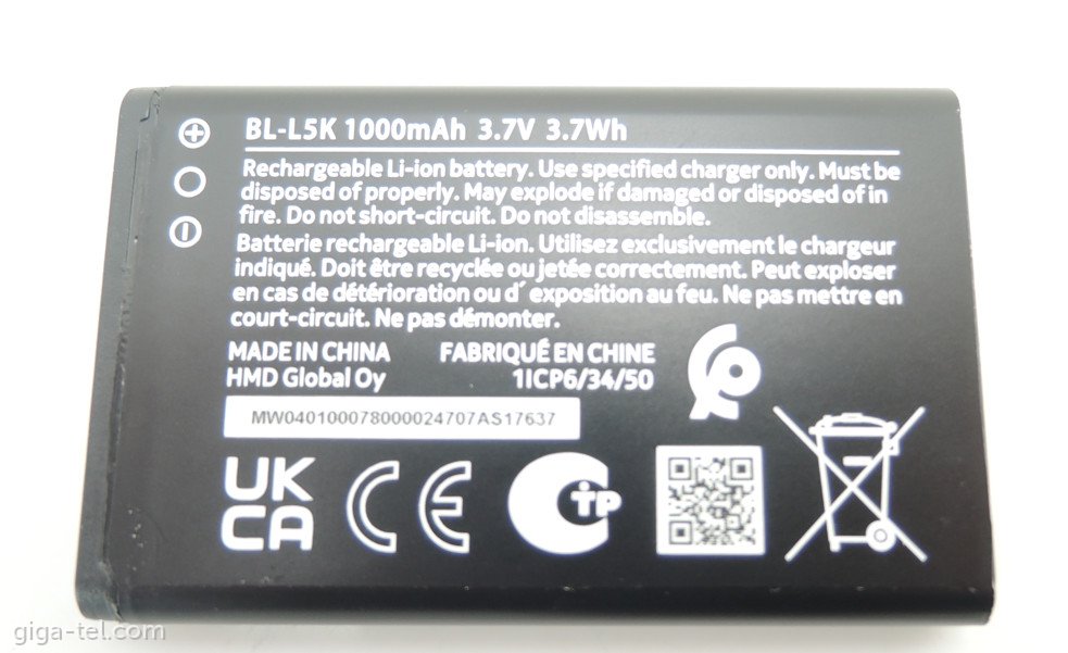 Nokia BL-L5K battery