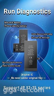 iPhone 15 Pro battery - direct installation