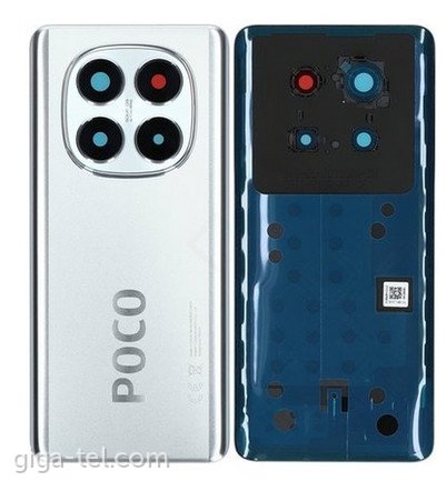 Xiaomi Poco X7 5G battery cover silver