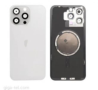 back cover including camera lens and magnet 