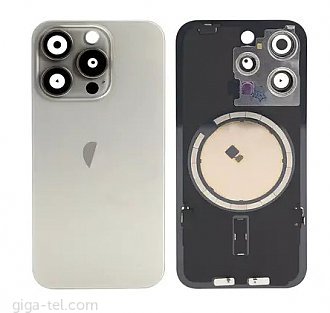 back cover including camera lens and magnet