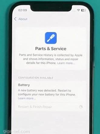 iPhone 12 mini battery - direct installation
