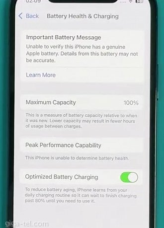 iPhone 12,12 Pro battery - direct installation