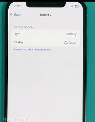 iPhone 12 Pro Max battery - direct installation
