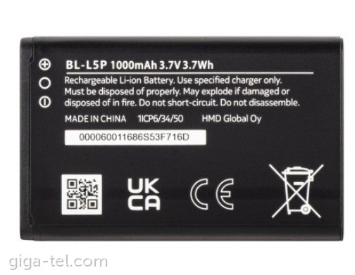 HMD BL-L5P battery