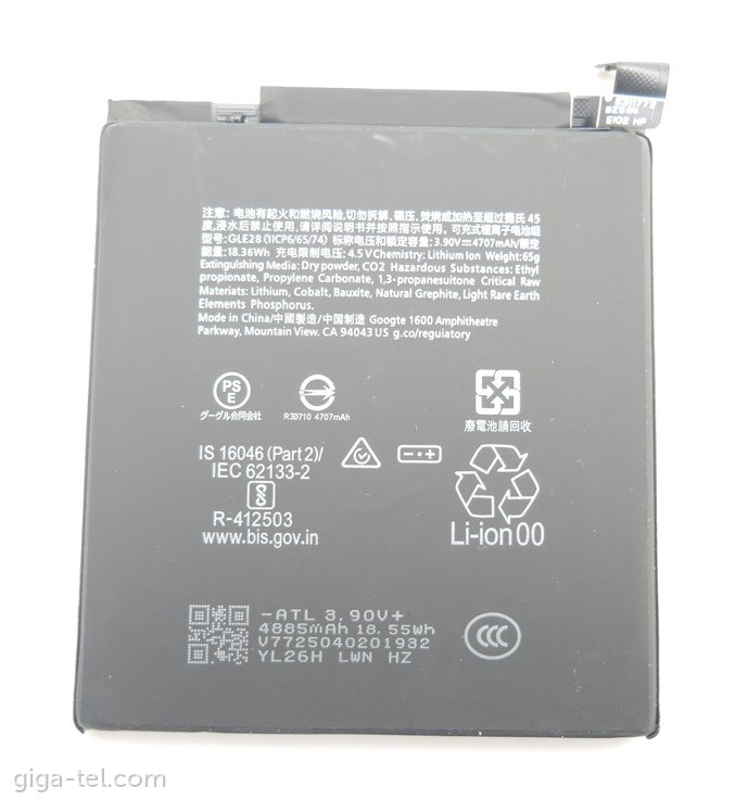 Google Pixel 10 Pro / GLE28 battery - without logo