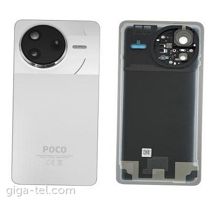 Xiaomi Poco F7 Pro battery cover silver