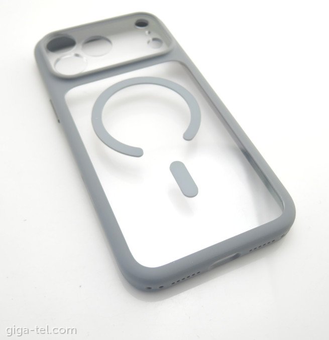 iPhone 17 Pro TPU case grey - magsafe strong magnet