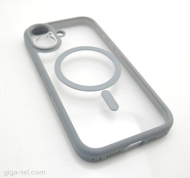 iPhone 17 TPU case grey - magsafe strong magnet