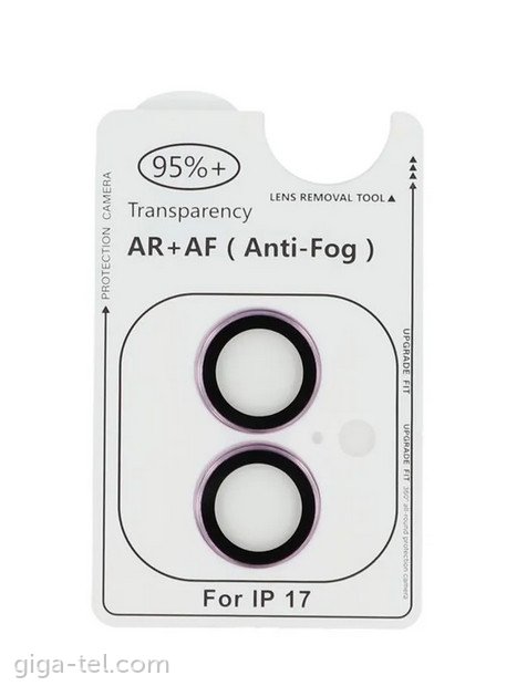 iPhone 17 camera tempered lens purple