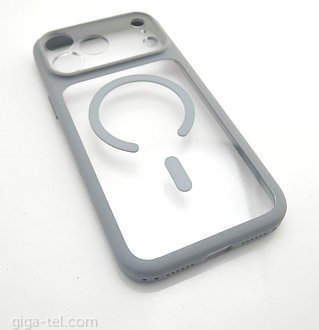iPhone 17 Pro TPU case grey - magsafe strong magnet