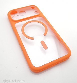 iPhone 17 Pro TPU case orange - magsafe strong magnet