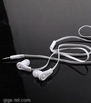 Stereo Headphones with 3.5 mm Jack - White