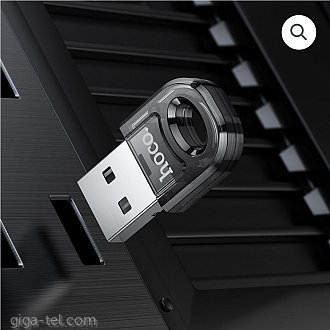 Hoco UA28 Mini USB Bluetooth adaptér / BT v5.1 / black