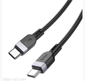 Hoco X109 data cable black USB-C/USB-C, 2m 60W