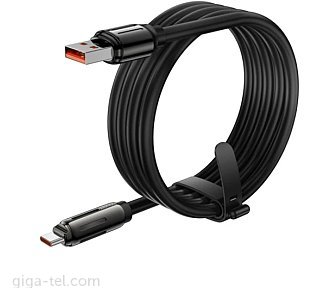 Hoco U136 data cable black USB-A/USB-C 1,2m 5A