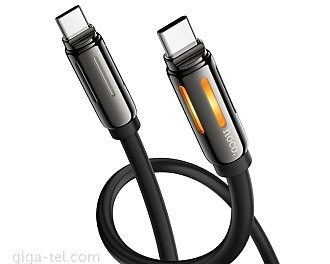 Hoco U136 data cable black USB-C/USB-C 1,2m