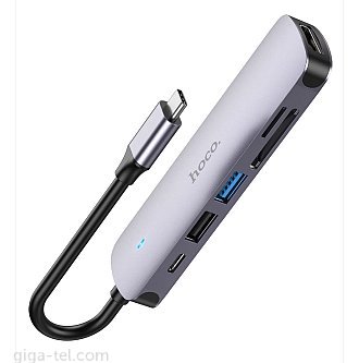HOCO HB28 6-in-1 USB-C Multifunction adapter