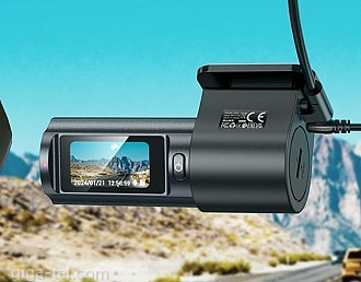 Hoco DV8 Dash cam 2K + 720p dual channel driving recorder