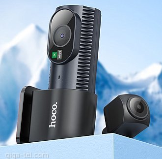 Hoco DV8 Dash cam 2K + 720p dual channel driving recorder