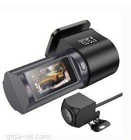 Hoco DV8 Dash cam 2K + 720p dual channel driving recorder